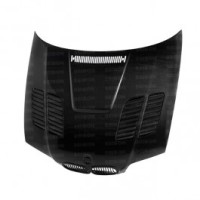 GTR-style carbon fiber hood for 1999-2002 BMW E46 2DR, pre LCI