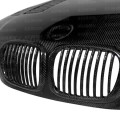 GTR-style carbon fiber hood for 1999-2002 BMW E46 2DR, pre LCI5